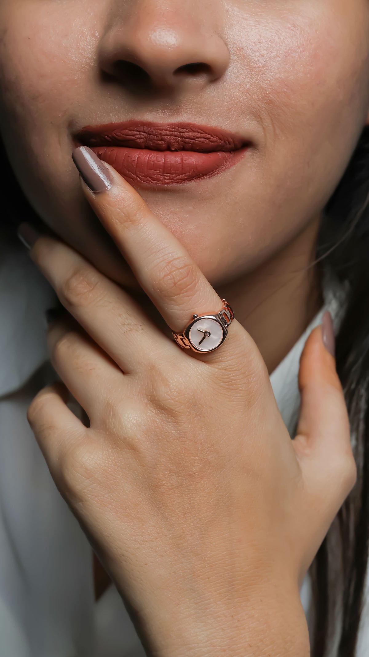 The Time Keeper Rose Gold Ring