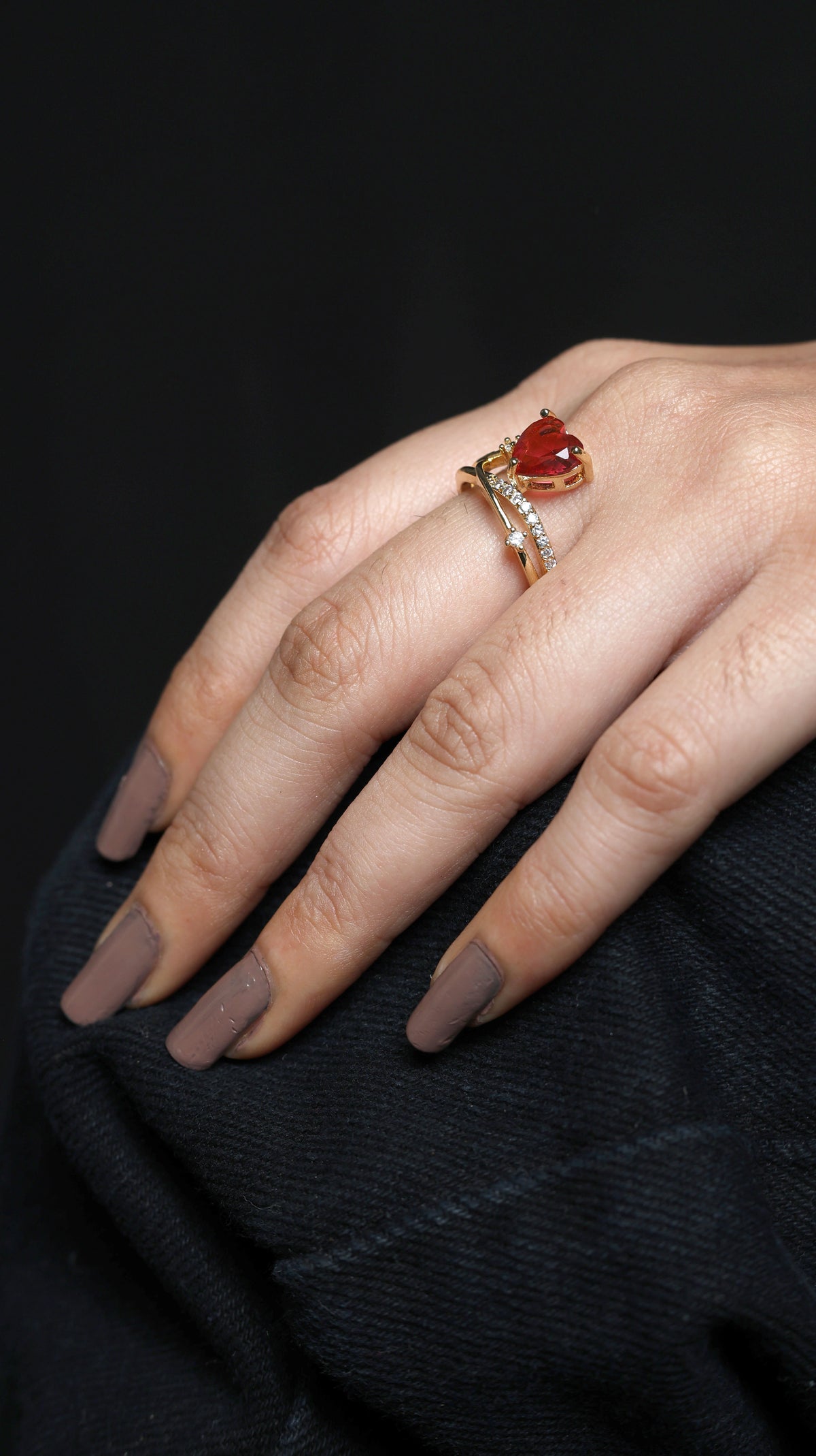 Celestial Bloom Gold Ring