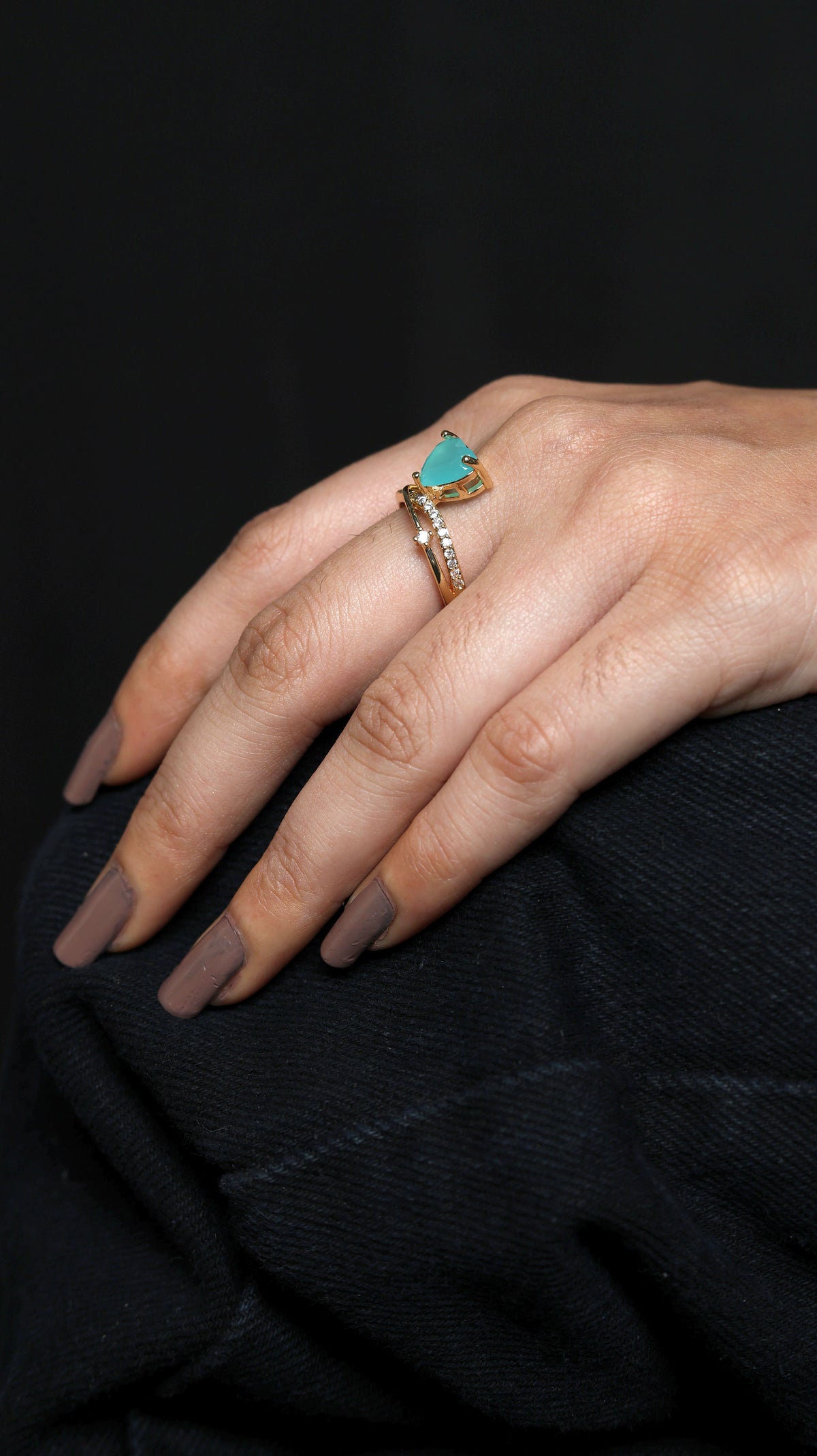 Celestial Bloom Gold Ring