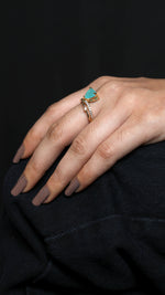 Celestial Bloom Gold Ring