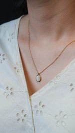 Daybreak Pendant Gold Necklace