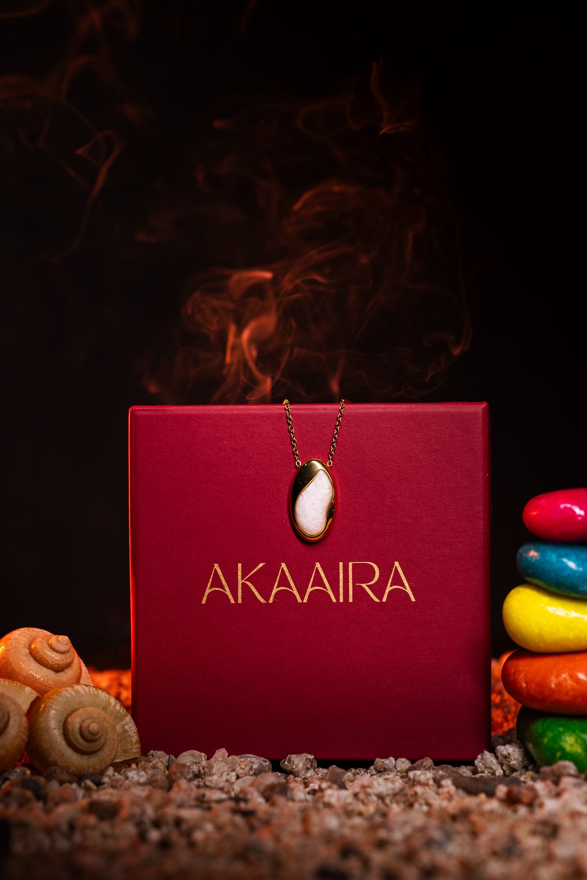 Soft Glow Pendant Gold Necklace