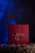 Blue Eye of Grace gold Necklace