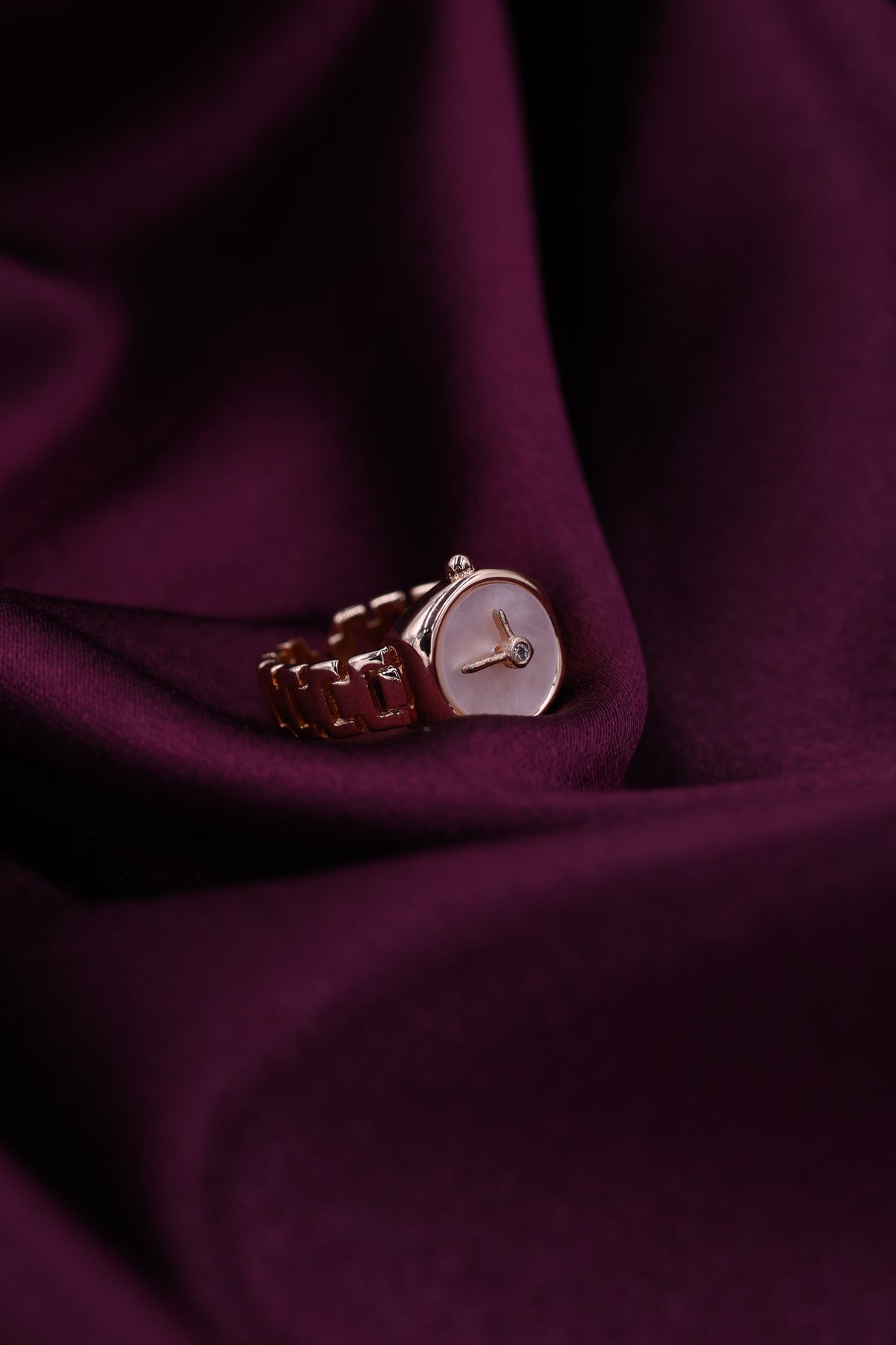 The Time Keeper Rose Gold Ring