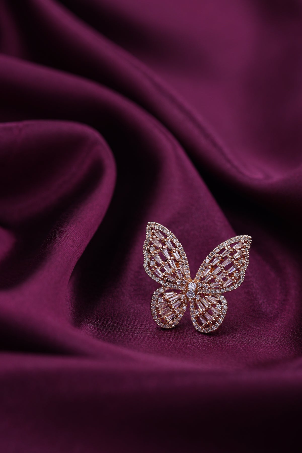 Celeste Flutter Rose Gold Ring