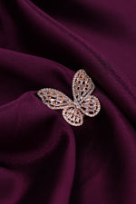 Celeste Flutter Rose Gold Ring