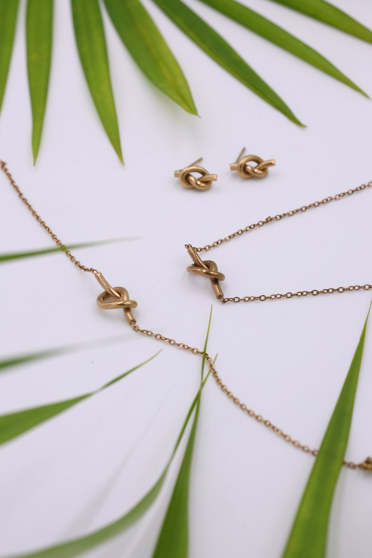 The Rose Gold Knot Duo Combo