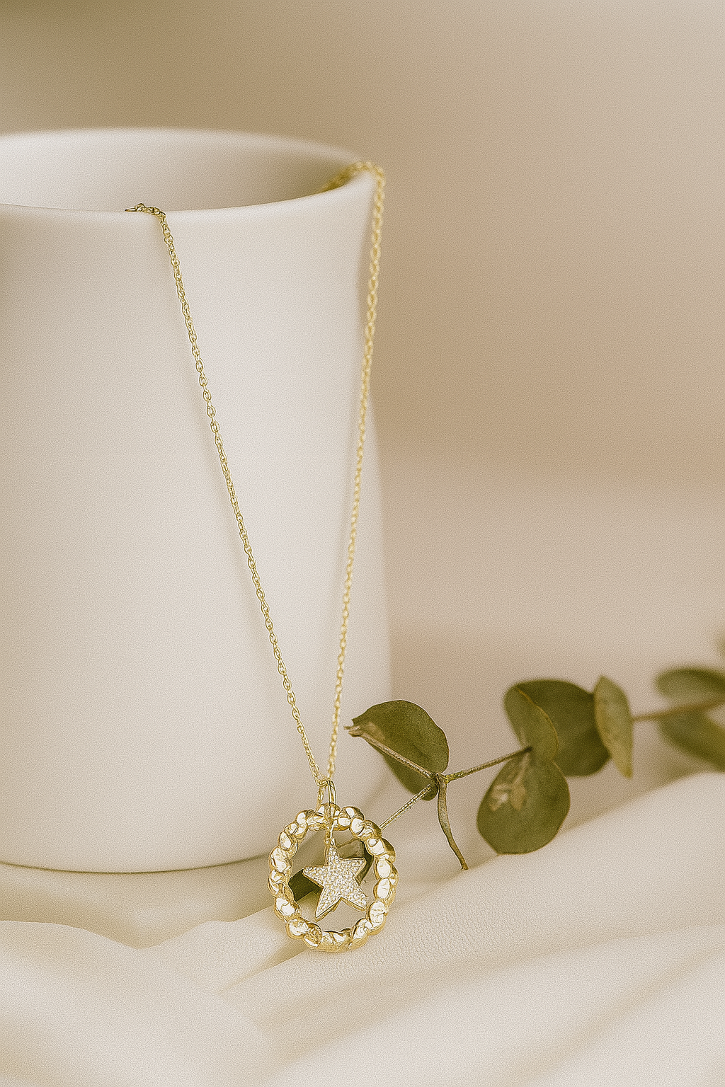 Stella Golden Ring Necklace