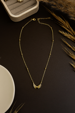 Golden Angel Wing Necklace