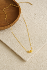 Knot of Affection Gold Necklace