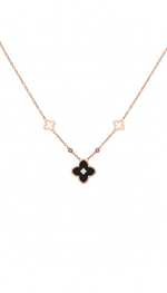 Stella Clover Rose Gold Necklace