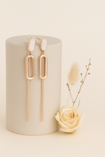 Streamline Rose Gold Earrings