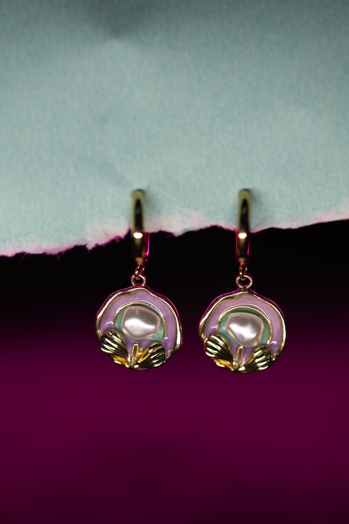 Aura Charm DangleEarrings