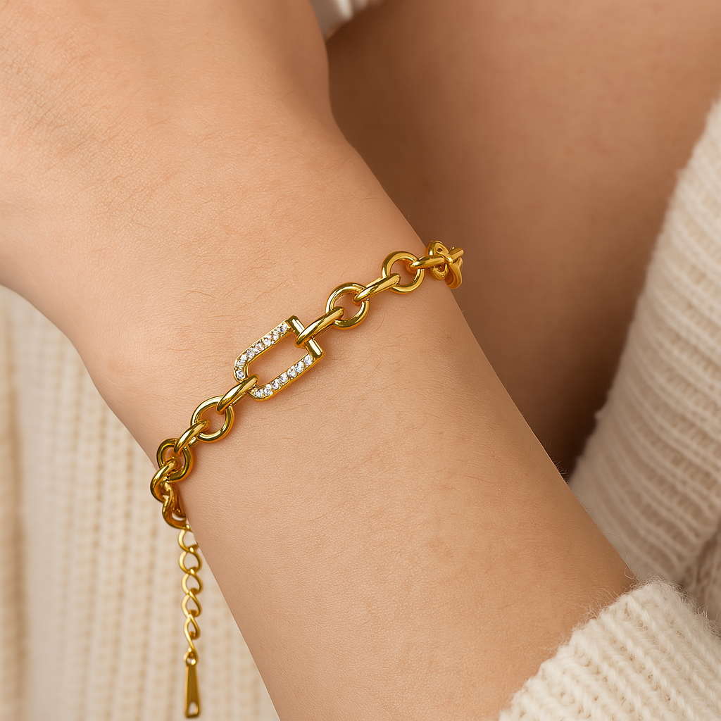 Timeless link Gold Bracelet