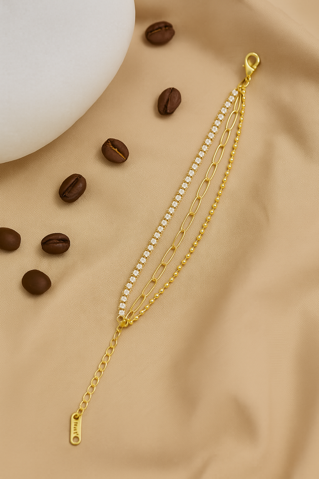 The Trio Stack Gold Bracelet