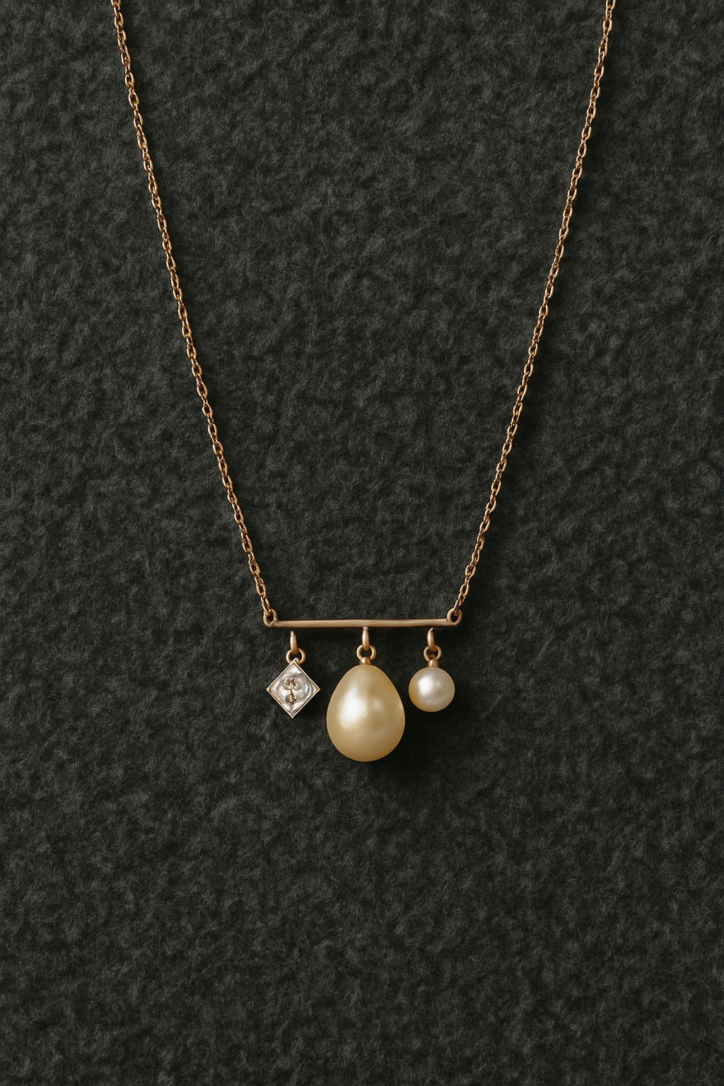 Celestial Drops Rose Gold Necklace
