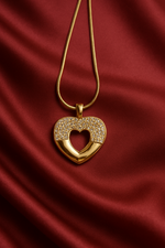 Pave Love Gold Pendant