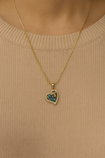 Heart of the Ocean Gold Necklace