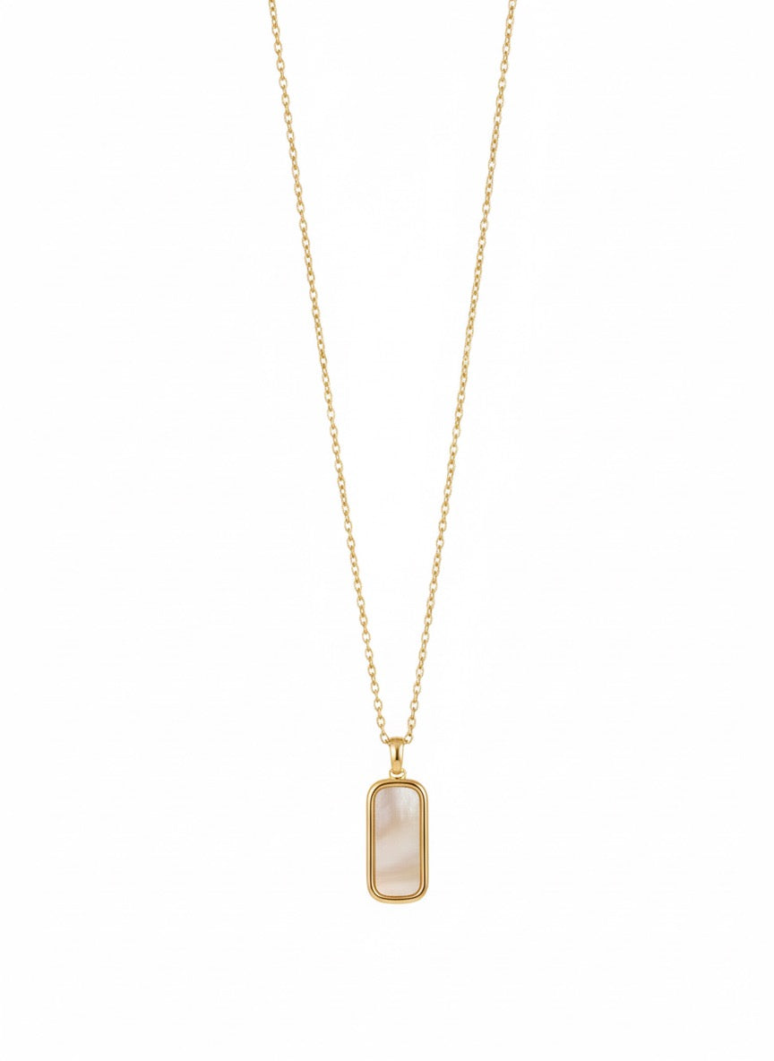 Sleek Bar Rose Gold Necklace
