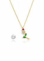 Rosebud Whisper Gold Necklace