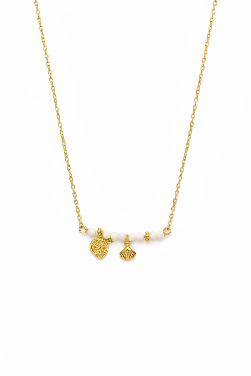 Minimalist Shell Gold Necklace