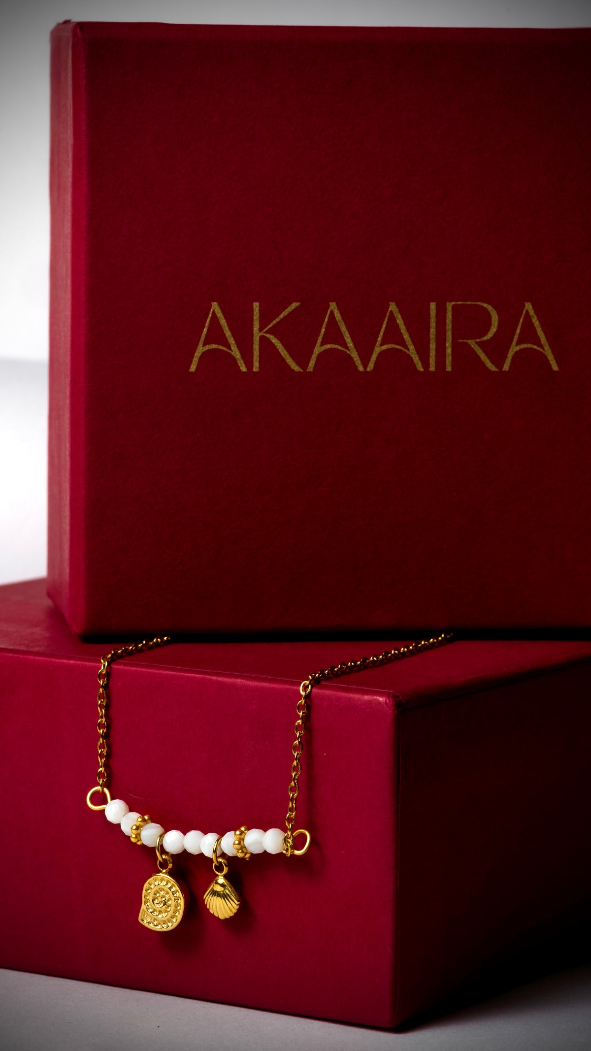 Minimalist Shell Gold Necklace