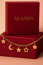 Celestial Gold Charm Bracelet