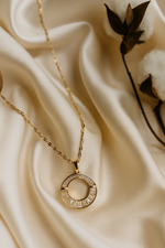 Eternal Circle Gold Pendant Necklace