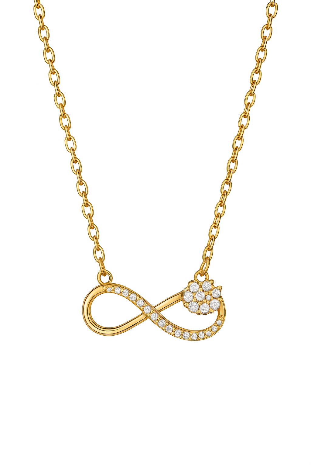 Infinite Sparkle Gold Necklace