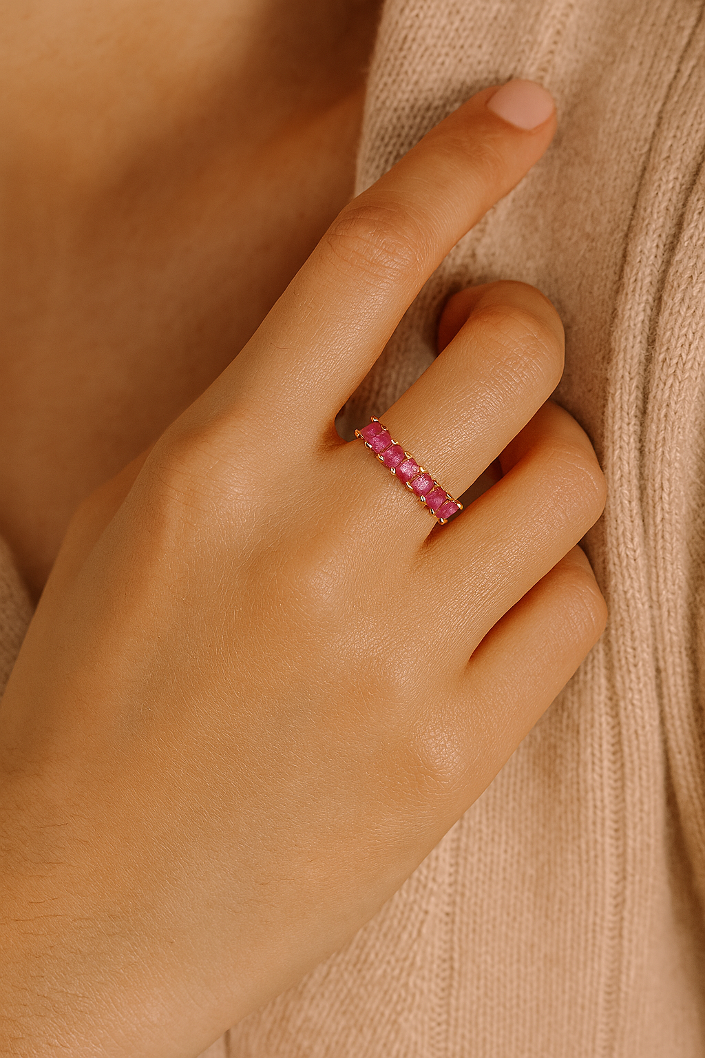 Princess Crown Gold Plated Anti-Tarnish Ring