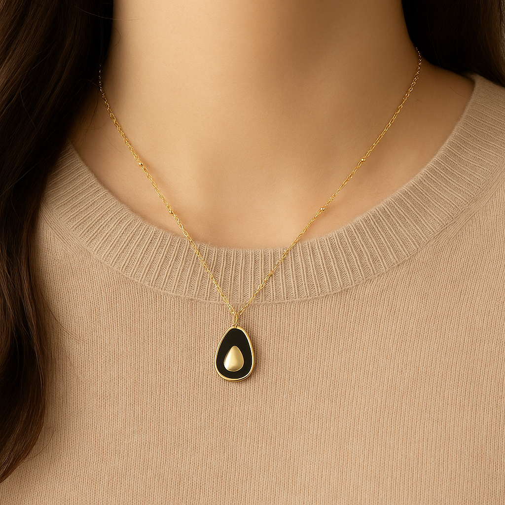 The Avo Charm Rose Gold Necklace