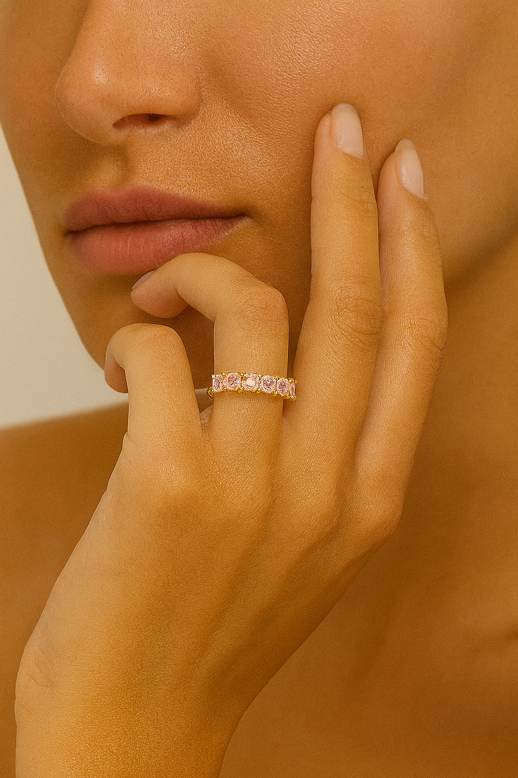 Princess Crown Gold Plated Anti-Tarnish Ring