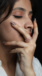 Blushing Dawn Rose Gold Ring