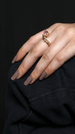 Celestial Bloom Gold Ring