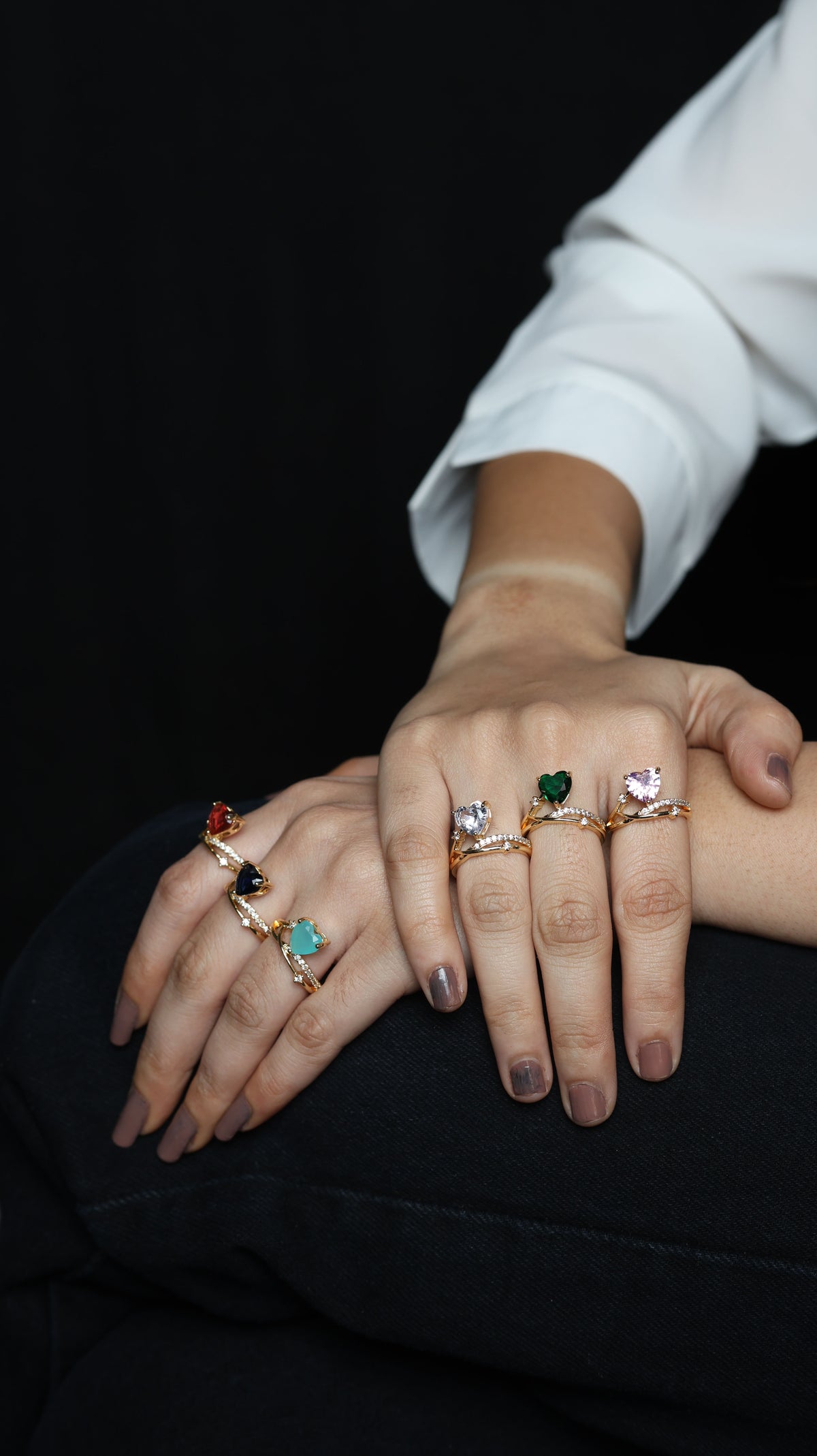 Celestial Bloom Gold Ring