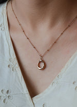 The Minimalist Orb Rose Gold Necklace