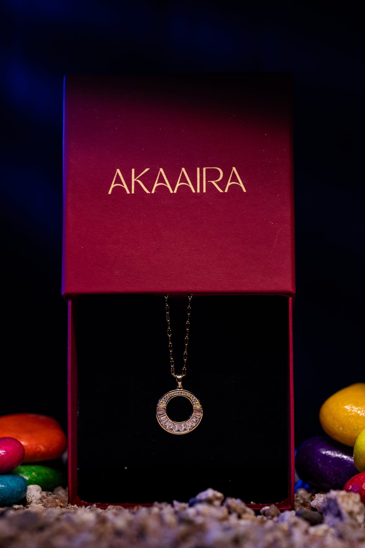 Eternal Circle Gold Pendant Necklace