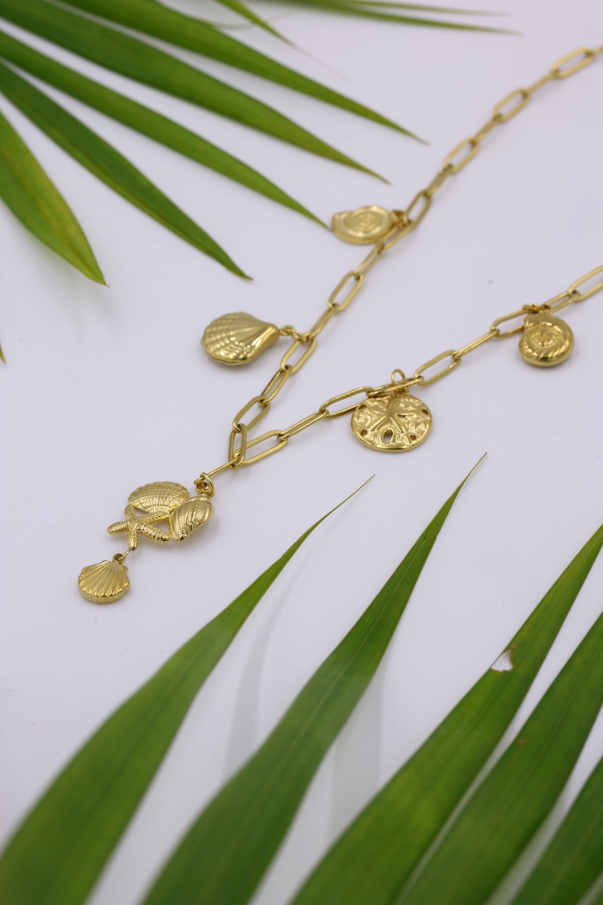 The Solana Charm Chain Gold Necklace