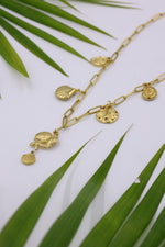 The Solana Charm Chain Gold Necklace