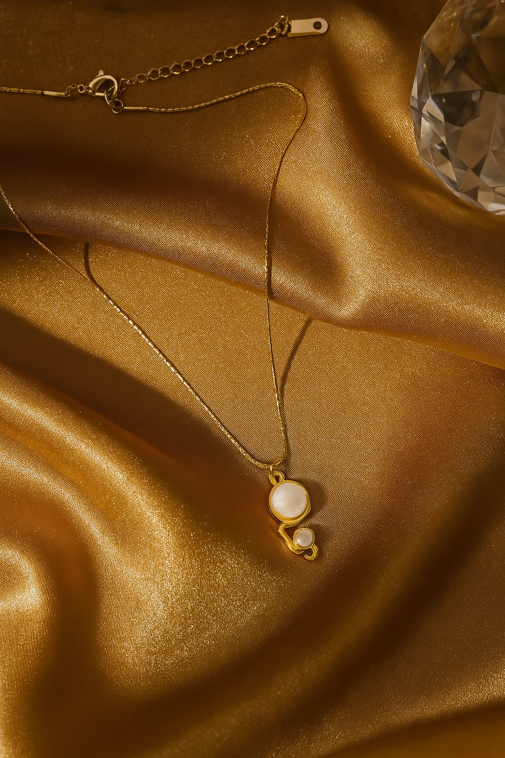 Delicate Embrace Gold Necklace