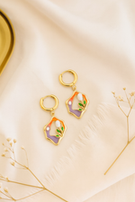 Lustrous Bloom Gold Earrings