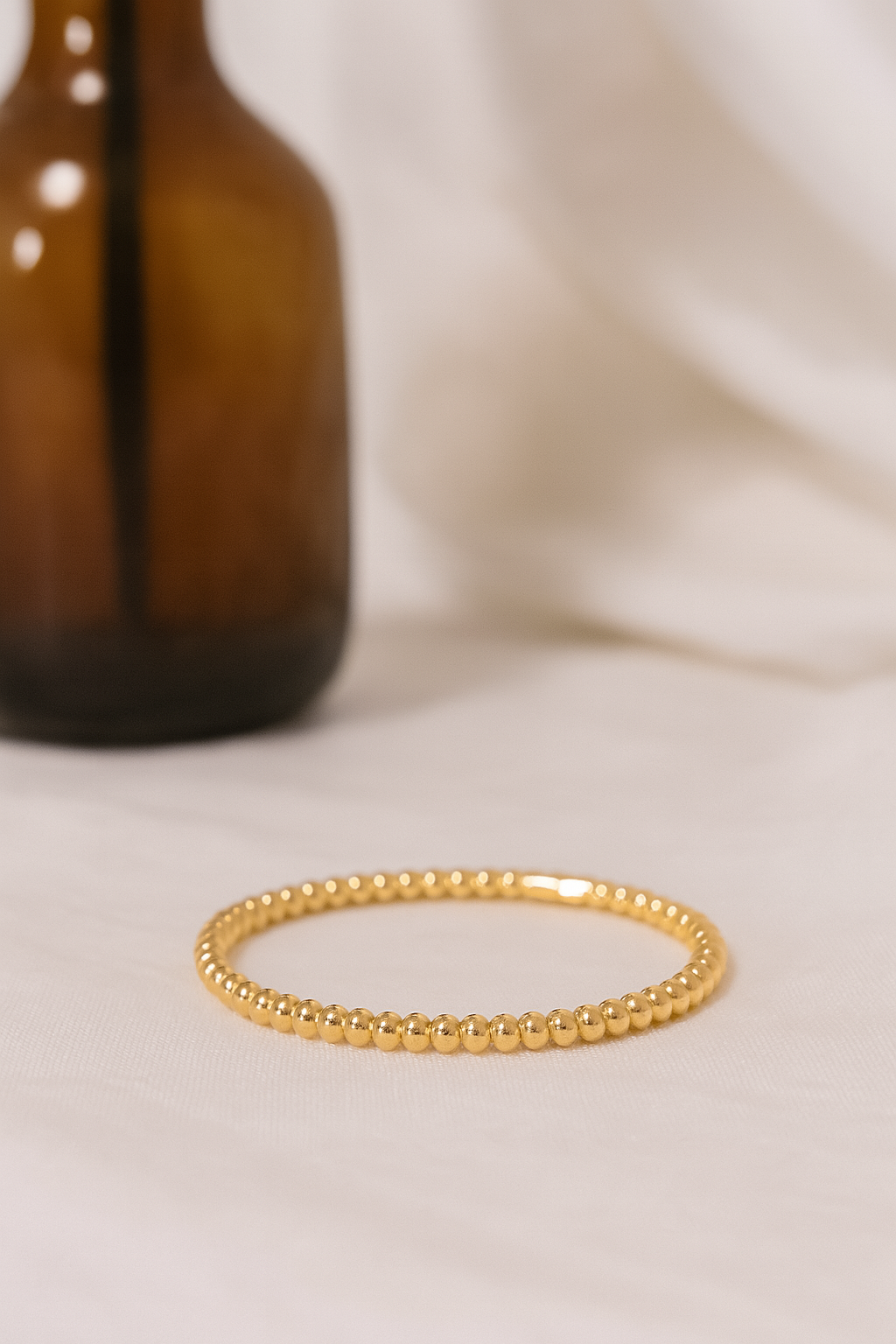 The "Tiny Treasures" Gold Beaded Bracelet