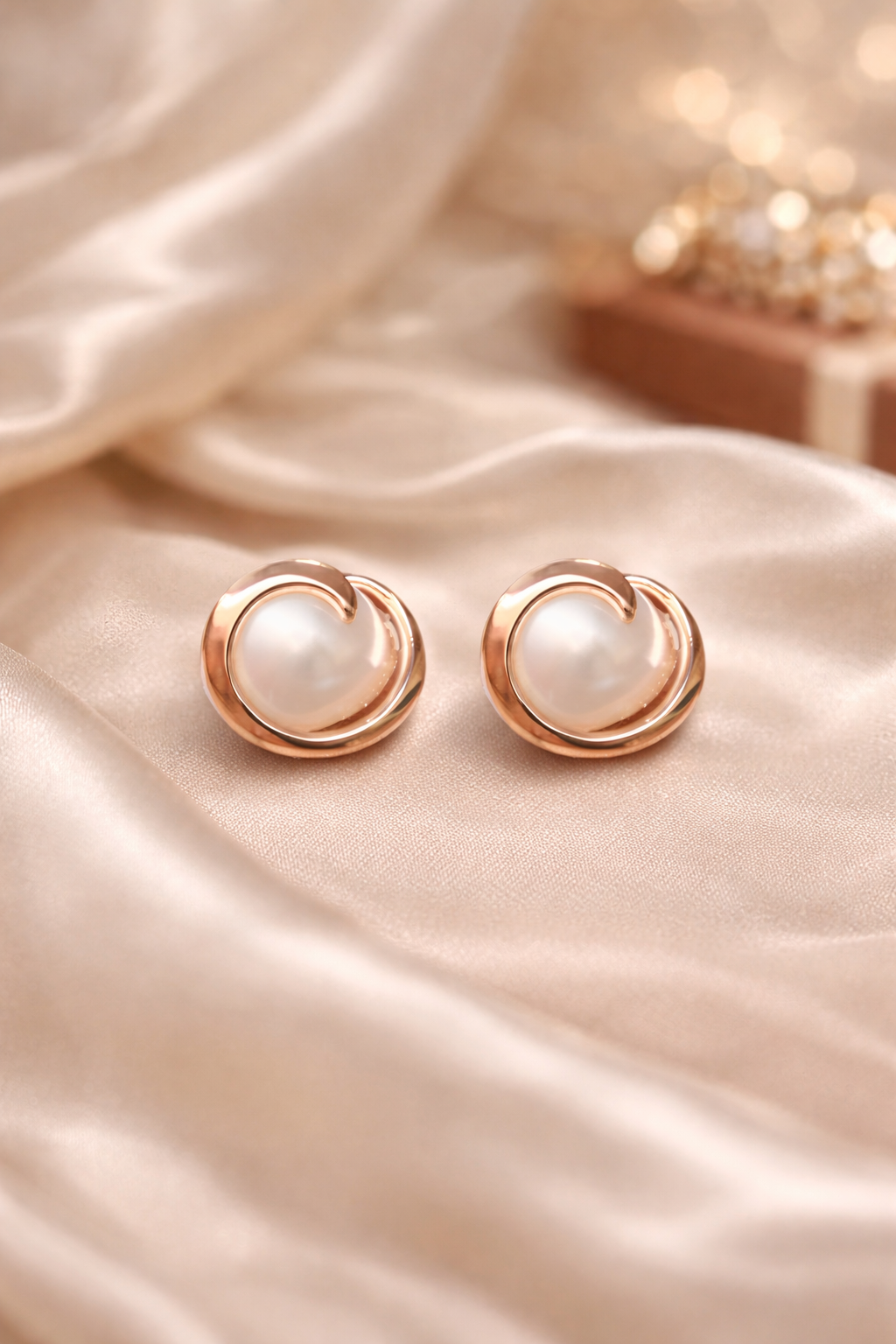 Elowen Pearl Studs