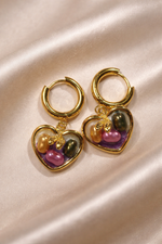 Pastel Treasure Hoops