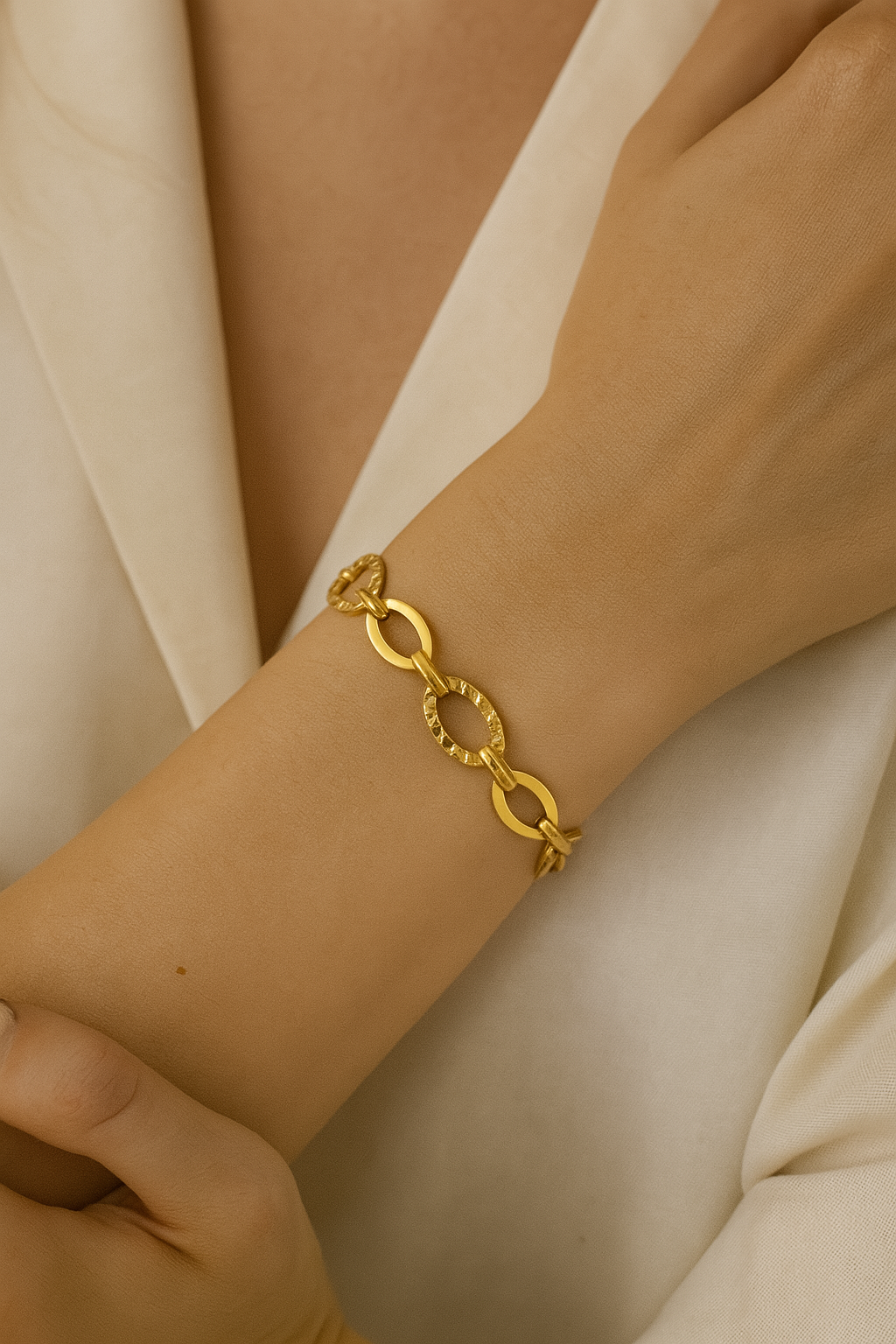Golden Orbit bracelet