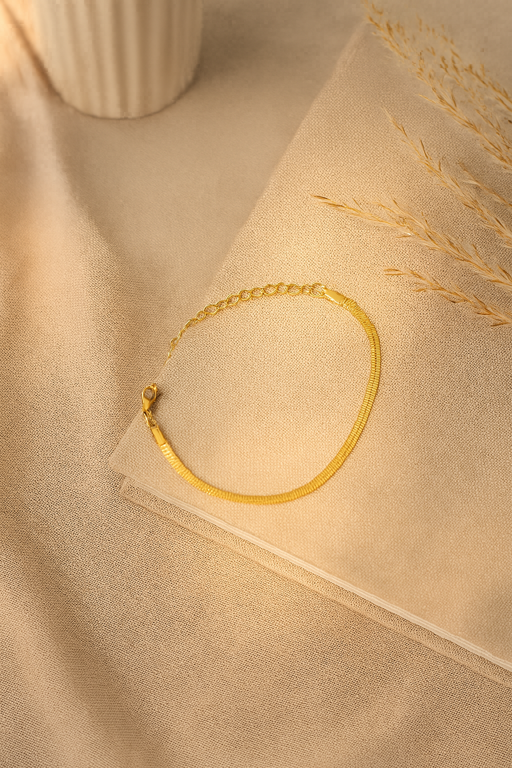Snake Chain Gold Bracelet