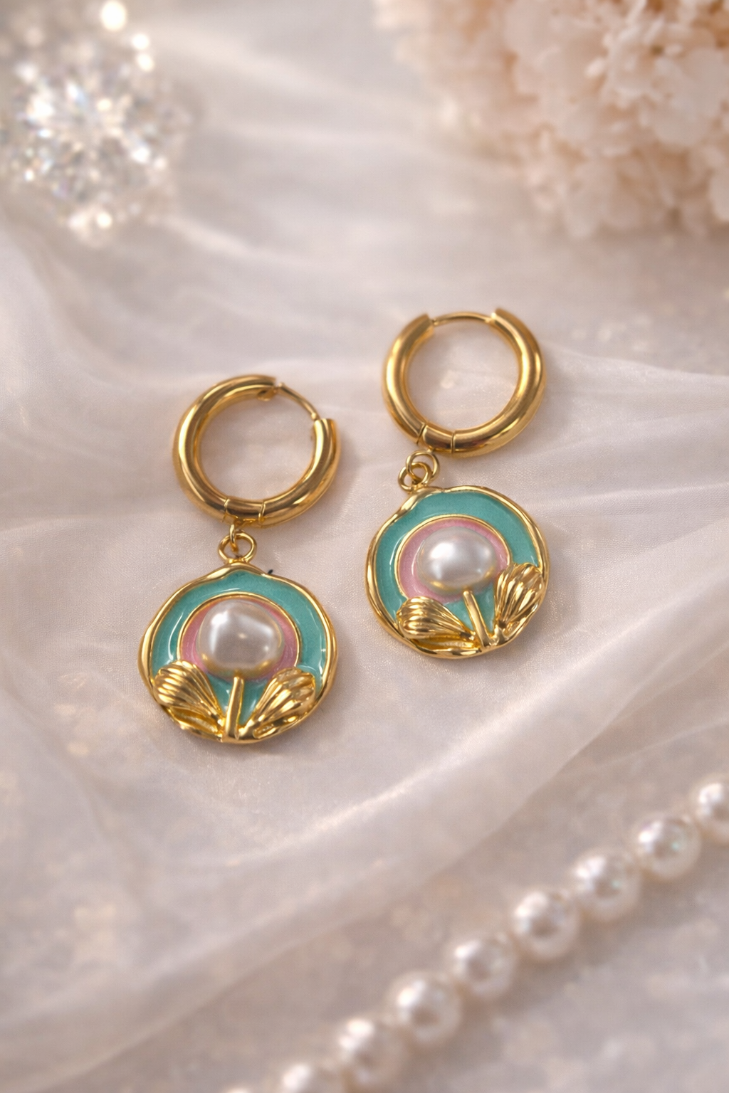 Aura Charm DangleEarrings
