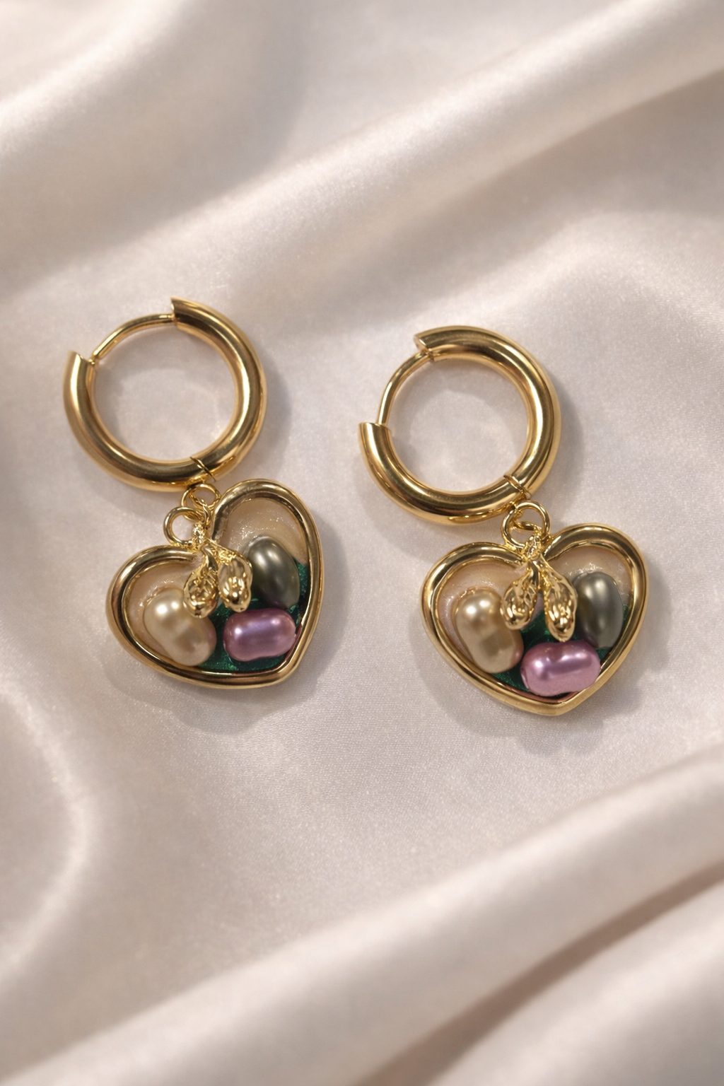 Pastel Treasure Hoops