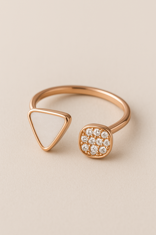 Celeste Glow Rose Gold Ring
