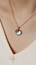 Heart combo rose gold